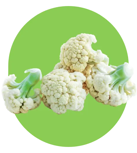 leafy cauliflower